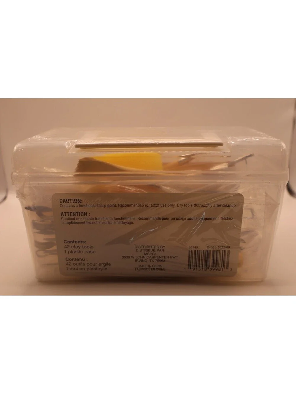 Craft Smart Clay Tool Set with Storage Case, 43-Piece Potery